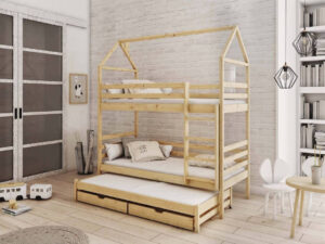 Dalia Bunk Bed with Trundle and Storage, view 2 — Arte-N bunk bed