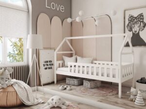 Wooden Single Bed Domi, view 2 — Arte-N kids single bed