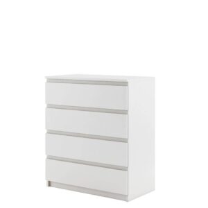 Idea ID-06 Chest of Drawers 73cm in White Matt, front view — Arte-N chest of drawers