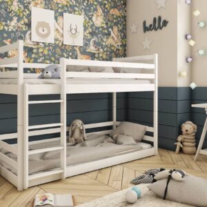 Wooden Bunk Bed Mini, front view — Arte-N bunk bed