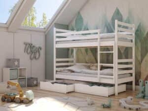 Wooden Bunk Bed Nemo with Storage, view 2 — Arte-N bunk bed