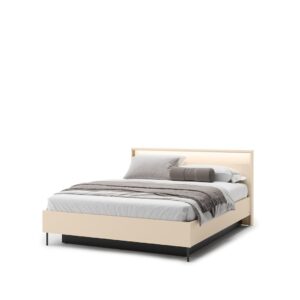 Trend TS-03 Ottoman Bed [EU King] in Beige and Black, view 4 — Arte-N ottoman bed