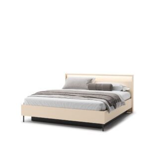 Trend TS-03 Ottoman Bed [EU Super King] in Beige and Black, view 3 — Arte-N ottoman bed