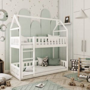 Wooden Bunk Bed Pola, front view — Arte-N bunk bed