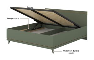 Scandi Ottoman Bed [EU Super King], view 4 — Arte-N ottoman bed