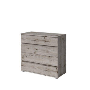 Togo 27 Chest of Drawers in Oak Wellington, front view — Arte-N chest of drawers