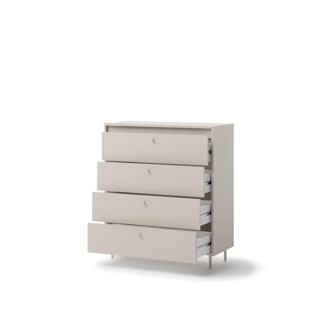 Torino TK-03 Chest Of Drawers 90cm in Cashmere, view 2 — Arte-N chest of drawers