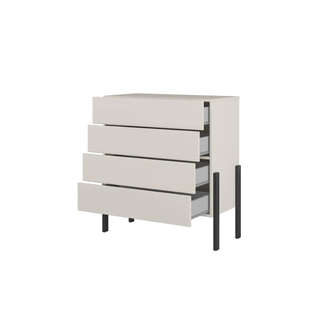 Yukon Chest Of Drawers 80cm in Cashmere, view 2 — Arte-N chest of drawers