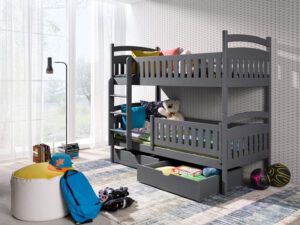 Wooden Bunk Bed Ignas with Storage, view 2 — Arte-N bunk bed