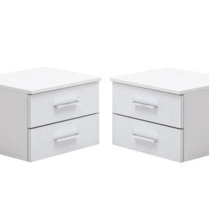 Siena 23 Pair of Bedside Cabinets, shown from the front — Arte-N bedroom cabinet