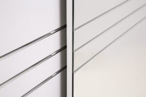 Havana ID-11 Sliding Door Wardrobe 250cm - close detail of the door finish and handle