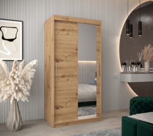 Tokyo II Sliding Door Wardrobe 100cm - additional product view