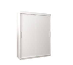 Tokyo Sliding Door Wardrobe 150cm - shown in a bedroom setting, 150cm wide