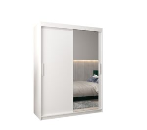 Tokyo II Sliding Door Wardrobe 150cm - side profile showing the depth