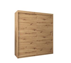 Tokyo Sliding Door Wardrobe 180cm - side profile showing the depth