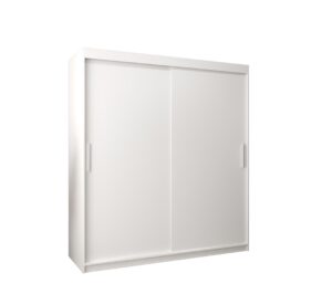 Tokyo Sliding Door Wardrobe 180cm - shown in a bedroom setting, 180cm wide