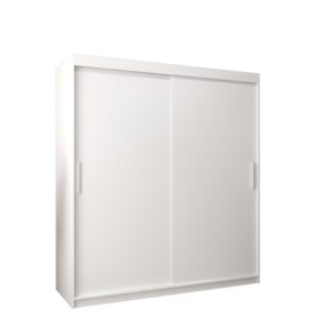 Tokyo Sliding Door Wardrobe 180cm - shown in a bedroom setting, 180cm wide