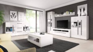 Tulsa 18 - 2 Door Wardrobe 90cm - close detail of the door finish and handle
