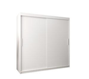 Tokyo Sliding Door Wardrobe 200cm - shown in a bedroom setting, 200cm wide