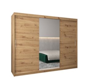 Tokyo I Sliding Door Wardrobe 250cm - shown in a bedroom setting, 250cm wide