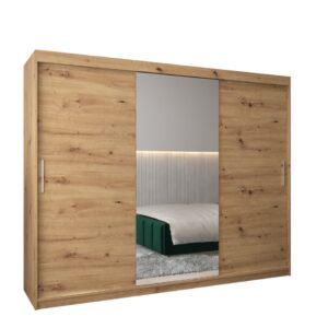 Tokyo I Sliding Door Wardrobe 250cm - shown in a bedroom setting, 250cm wide