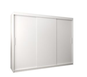 Tokyo Sliding Door Wardrobe 250cm - shown in a bedroom setting, 250cm wide