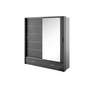 Arti AR-05 Sliding Door Wardrobe 200cm - close detail of the door finish and handle