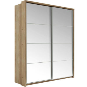 Arti AR-17 Sliding Door Wardrobe 180cm - front view with the doors closed