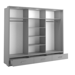 Arti 23 - 3 Sliding Door Wardrobe 250cm - additional product view