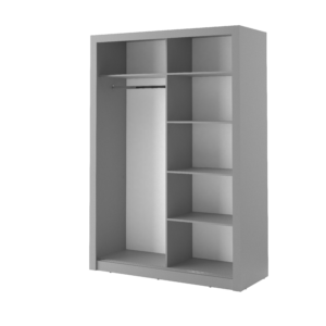 Arti AR-04 Sliding Door Wardrobe 150cm - front view with the doors closed