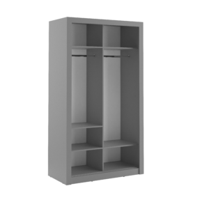 Arti 19 - 2 Sliding Door Wardrobe 120cm - front view with the doors closed