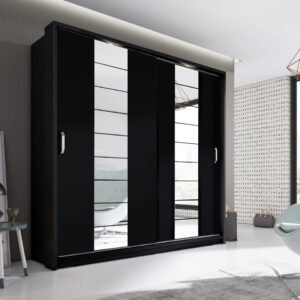 Arti AR-14 Sliding Door Wardrobe 220cm - shown in a bedroom setting, 220cm wide