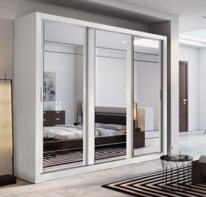 Arti AR-02 Sliding Door Wardrobe 250cm - side profile showing the depth