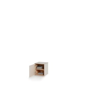 Charlie CH-26 Bedside Table 46cm, drawer and storage detail — Arte-N bedroom cabinet