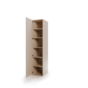 Charlie CH-03 Tall Cabinet 50cm, shown at an angle — Arte-N bedroom cabinet