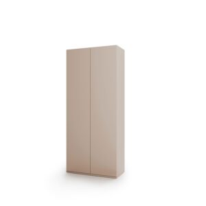 Charlie CH-04 Hinged Wardrobe 100cm - shown in a bedroom setting, 100cm wide