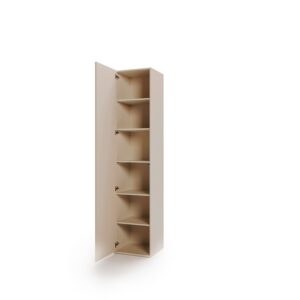 Charlie CH-05 Tall Cabinet 50cm, shown at an angle — Arte-N bedroom cabinet