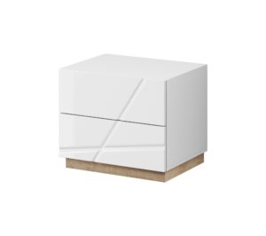Futura FU-14 Bedside Cabinet, shown from the front — Arte-N bedroom cabinet