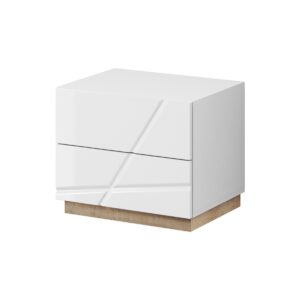 Futura FU-14 Bedside Cabinet, shown from the front — Arte-N bedroom cabinet