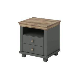 Evora 22 Bedside Table, shown from the front — Arte-N bedroom cabinet