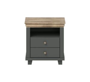 Evora 22 Bedside Table, drawer and storage detail — Arte-N bedroom cabinet