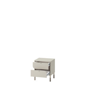 Harmony 07 Bedside Table, shown at an angle — Arte-N bedroom cabinet