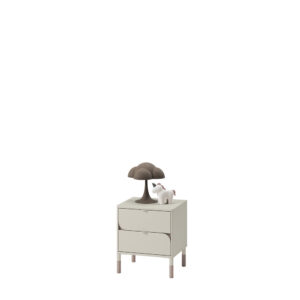 Harmony 07 Bedside Table, drawer and storage detail — Arte-N bedroom cabinet