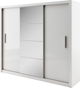 Idea ID-01 Sliding Door Wardrobe 250cm - close detail of the door finish and handle