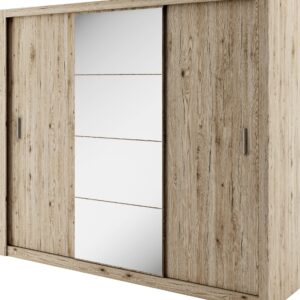 Idea ID-01 Sliding Door Wardrobe 250cm - shown in a bedroom setting, 250cm wide