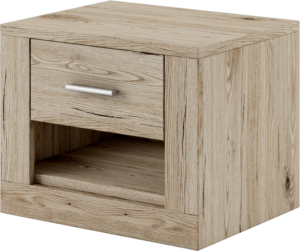 Idea ID-07 Bedside Cabinet, drawer and storage detail — Arte-N bedroom cabinet