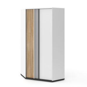 Imola IM-01 Corner Wardrobe, shown from the front — Arte-N kids wardrobe