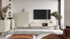 Lusso LS-05 Bedside Cabinet, detail view — Arte-N bedroom cabinet