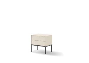 Lusso LS-05 Bedside Cabinet, shown at an angle — Arte-N bedroom cabinet