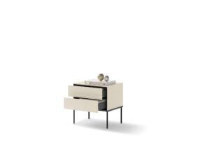 Lusso LS-05 Bedside Cabinet, detail view — Arte-N bedroom cabinet